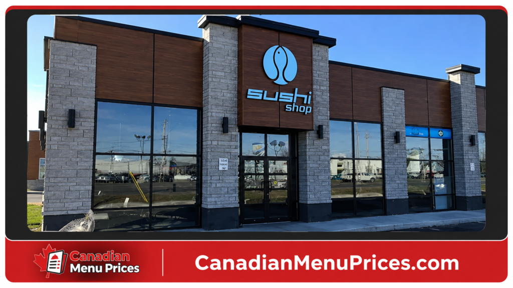 Sushi Shop Menu Prices In Canada (Updated Menu 2026)