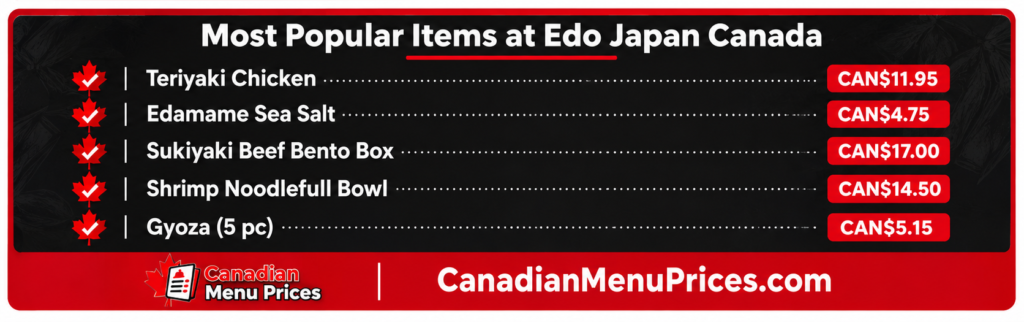 edo japan menu with prices