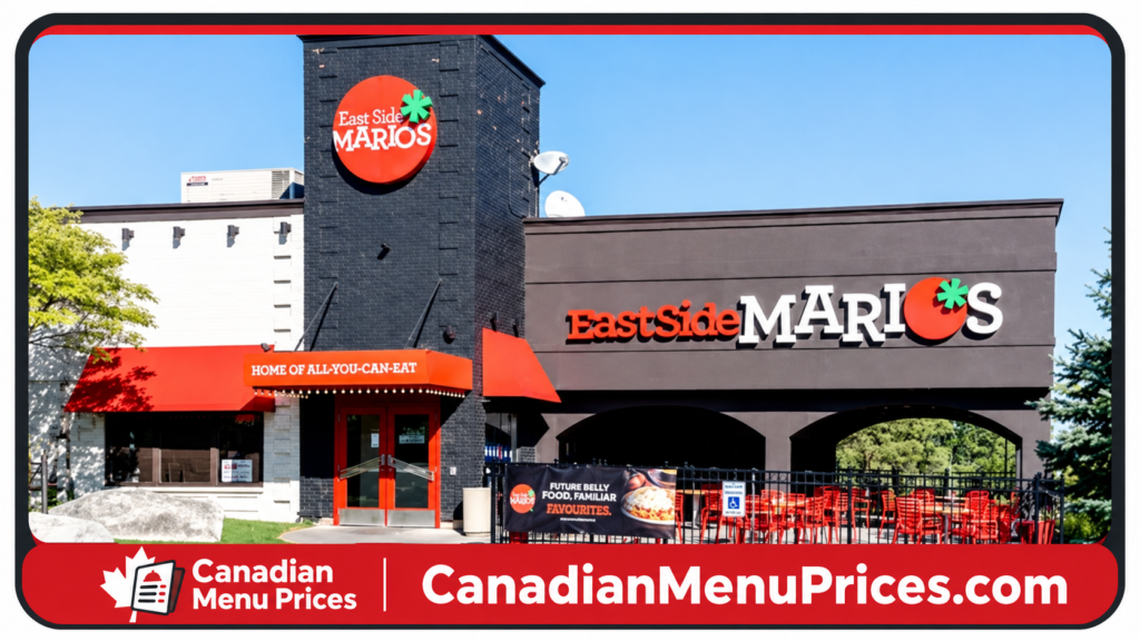 East Side Marios Menu Prices In Canada (Updated 2026)
