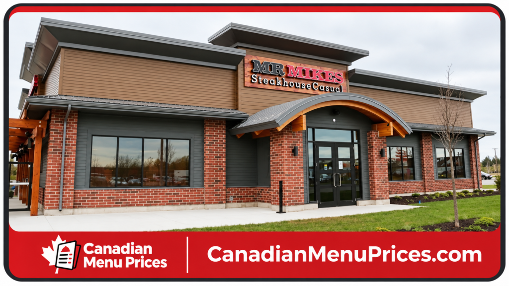 Mr Mikes Steakhouse Menu Prices In Canada