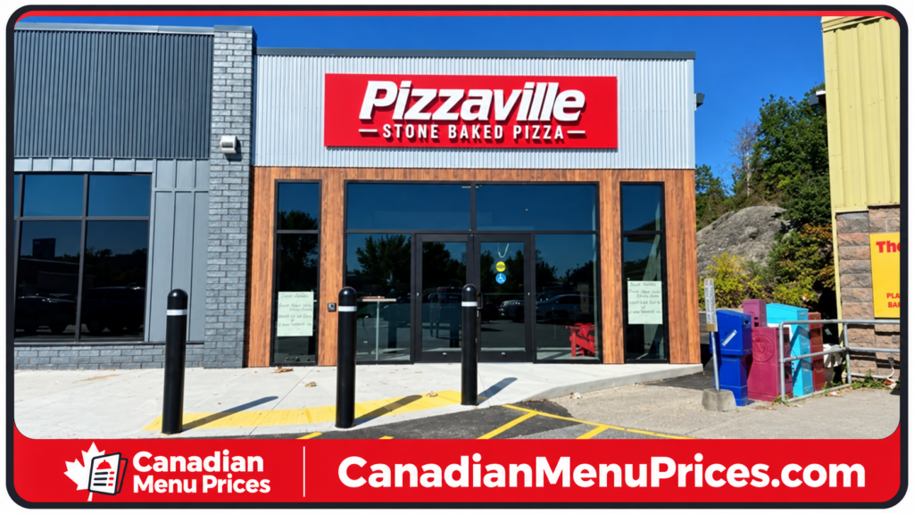 Pizzaville Menu Prices In Canada