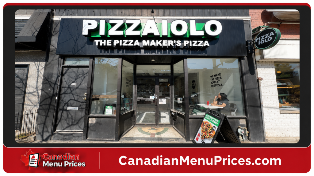 Pizzaiolo Menu with Prices In Canada (Complete Menu 2026)