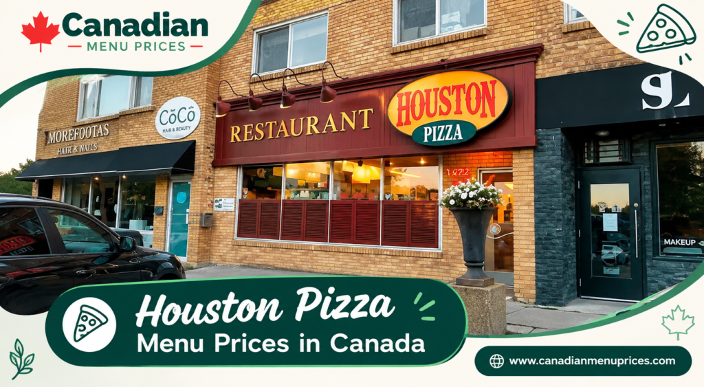 Houston Pizza Menu Prices In Canada (Updated 2026)
